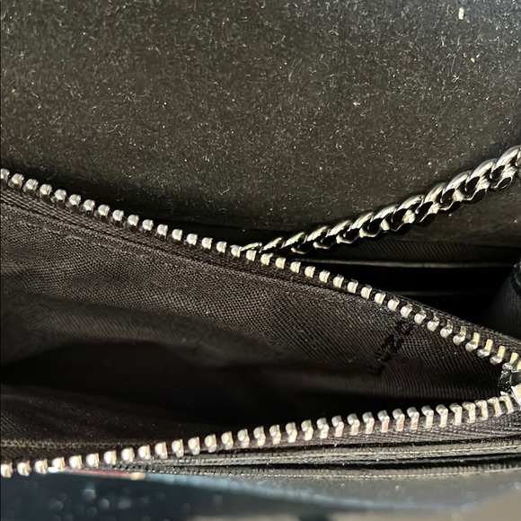 Fendi chain wallet 7 x 5 inches and half barely used  Studded  Bag with Fur - Picture 6 of 10